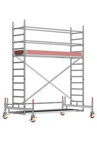 Két szintes gurulós állvány